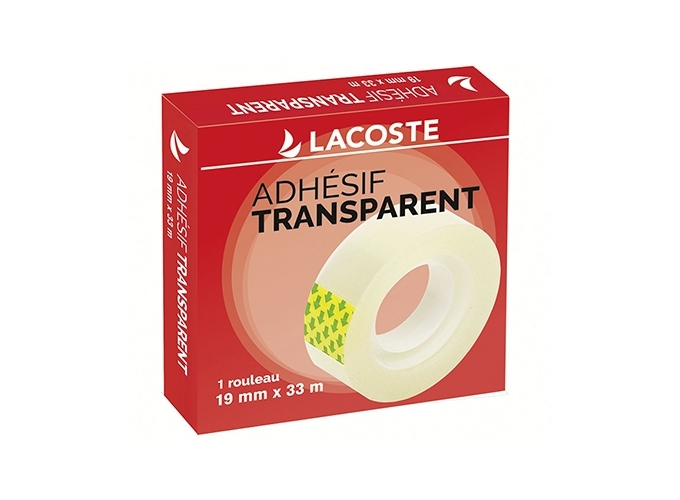 LACOSTE RLX ADHESIF TRANSP. 19MMX33M FL (24)
