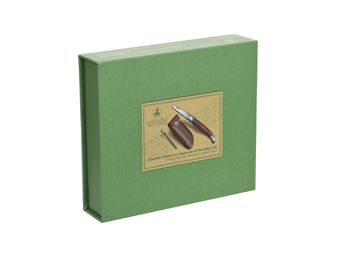 LAGUIOLE COUTEAU PLIANT   ETUI   AIGUISEUR (1)