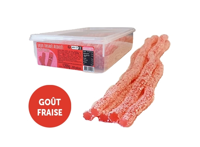 LASSOS ACIDULES TORSADES FRAISE BTE 200 (1)