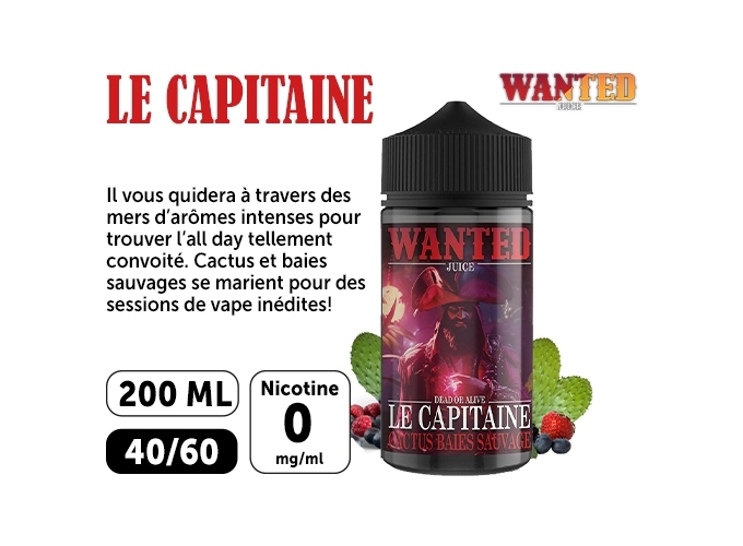 LE CAPITAINE 200 ML WANTED JUICE