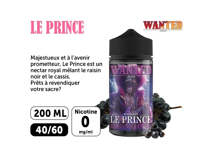 LE PRINCE 200 ML WANTED JUICE