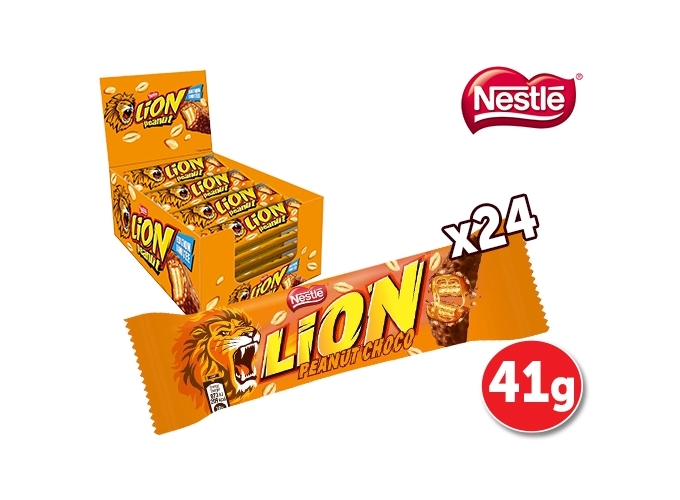 LION PEANUT 41G  (BTE.24)