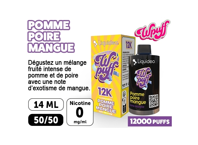 LIQUIDEO 12 K POD POMME POIRE MANGUE