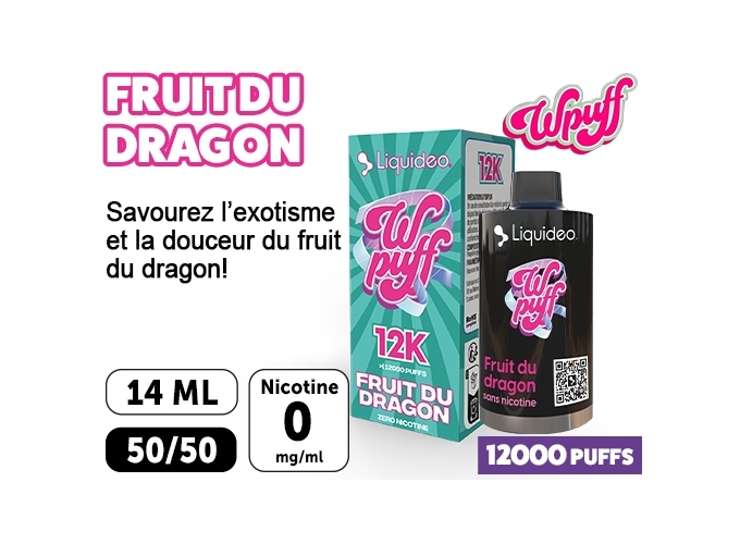 LIQUIDEO 12 K POD SEUL FRUIT DU DRAGON