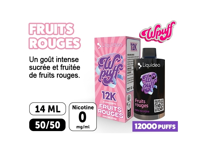 LIQUIDEO 12 K POD SEUL FRUITS ROUGES