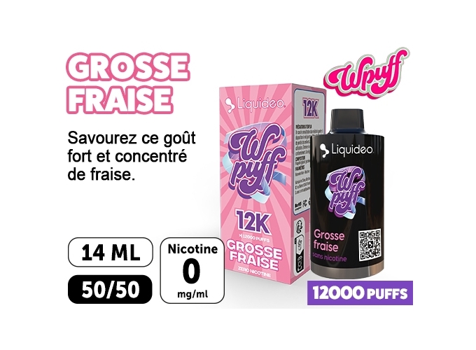 LIQUIDEO 12 K POD SEUL GROSSE FRAISE