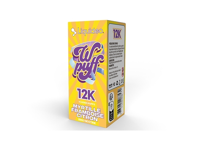 LIQUIDEO 12 K POD SEUL MYRTILLE FRAMBOISE CITRON