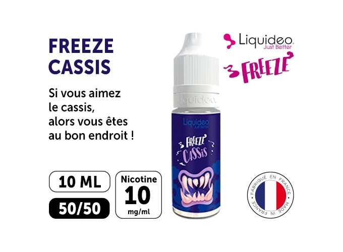 LIQUIDEO FREEZE CASSIS 10 MG ML  10 ML