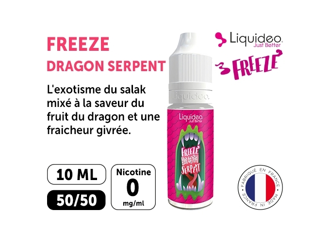 LIQUIDEO FREEZE  DRAGON SERPENT 00 MG ML  10 ML