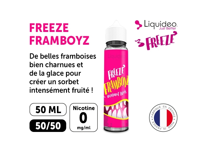 LIQUIDEO FREEZE FRAMBOYS 50 ML