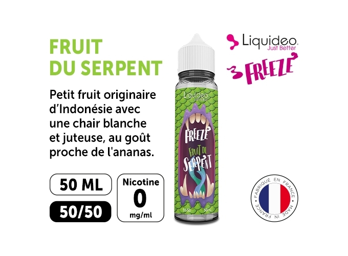 LIQUIDEO FREEZE  FRUIT DU SERPENT 50 ML