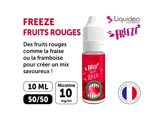 LIQUIDEO FREEZE FRUIT ROUGE 10 MG MLML