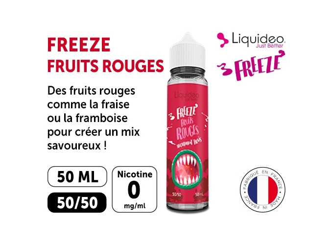 LIQUIDEO FREEZE FRUIT ROUGE 50 ML