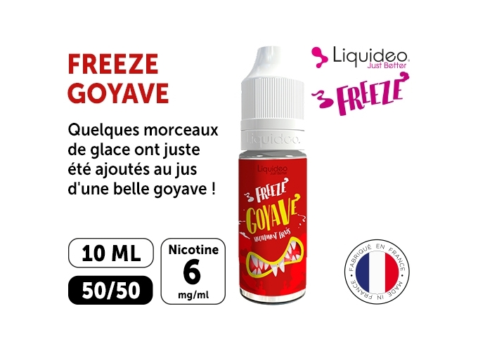 LIQUIDEO FREEZE GOYAVE 06 MG ML   10 ml