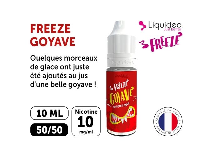 LIQUIDEO FREEZE GOYAVE 10 MG ML   10 ml