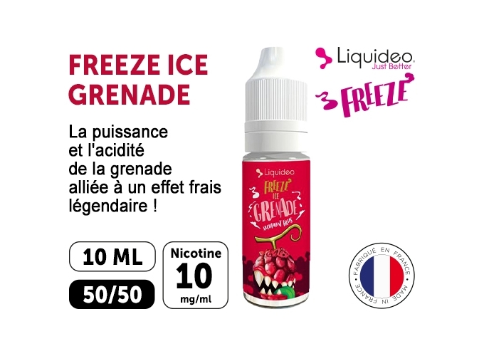 LIQUIDEO FREEZE GRENADE 10 MG ML  10 ML