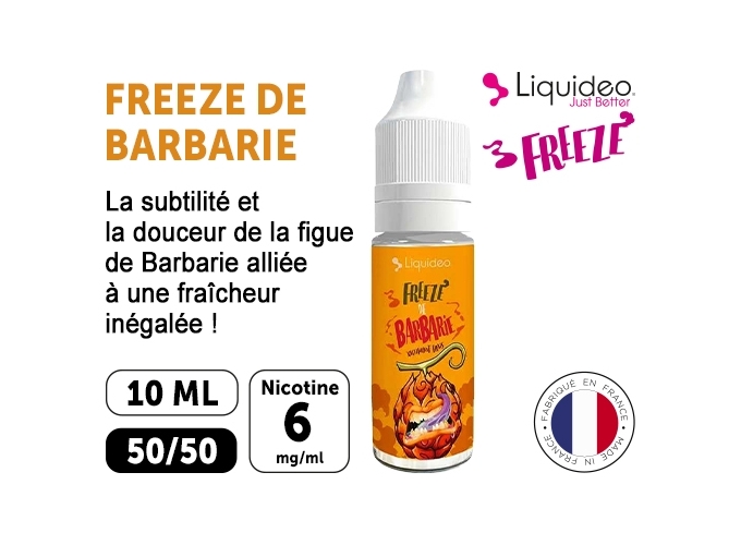 LIQUIDEO FREEZE ICE BARBARIE 06 MG ML 10 ml