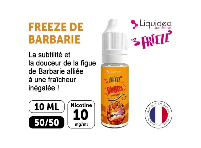 LIQUIDEO FREEZE ICE BARBARIE 10 MG ML 10 ml