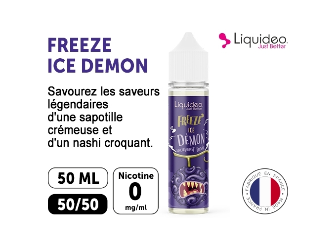 LIQUIDEO FREEZE ICE DEMON 0 MG ML  50 ML