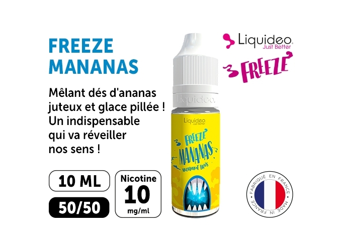 LIQUIDEO FREEZE MANANAS 10 MG ML 10 ml