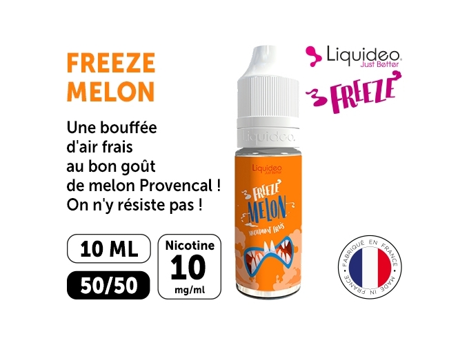 LIQUIDEO FREEZE MELON 10 MG ML