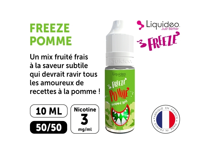 LIQUIDEO FREEZE POMME 03 MG ML   10 ml