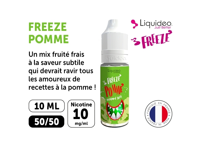 LIQUIDEO FREEZE POMME 10 MG ML   10 ml