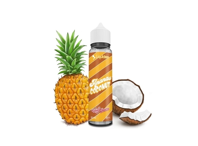 LIQUIDEO WPUFF ANANAS COCO 00 MG ML  50 ML
