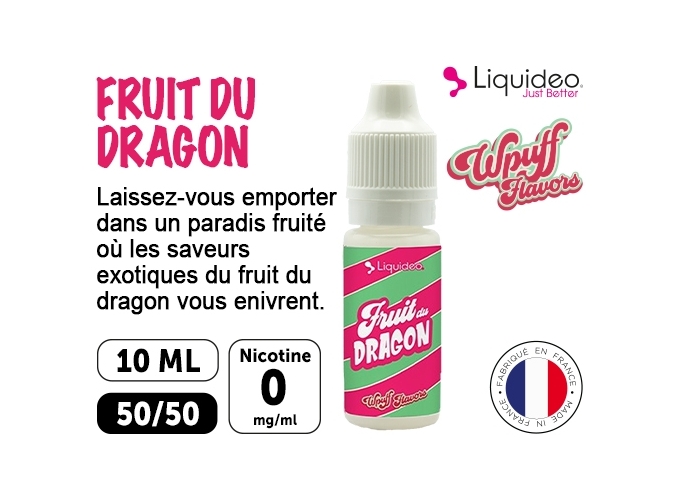 LIQUIDEO WPUFF FRUIT DU DRAGON 00 MG ML  10 ML