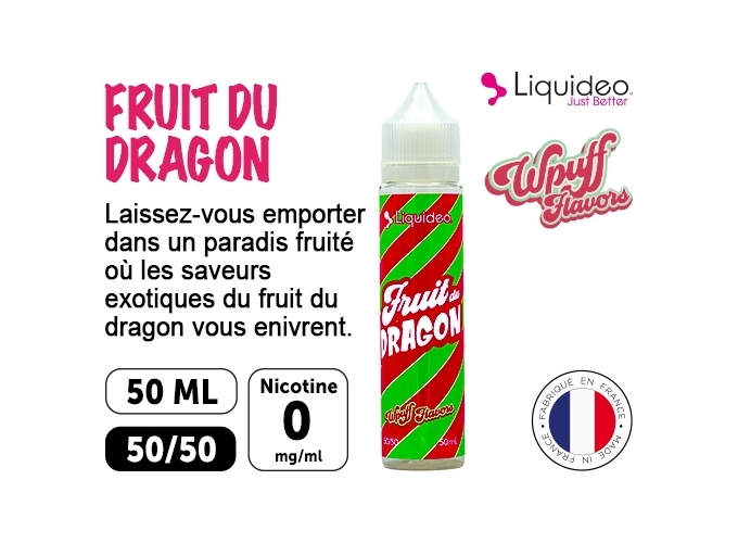 LIQUIDEO WPUFF FRUIT DU DRAGON 00 MG ML  50 ML
