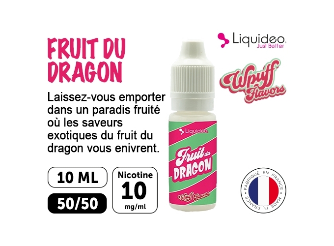 LIQUIDEO WPUFF FRUIT DU DRAGON 10 MG ML  10 ML