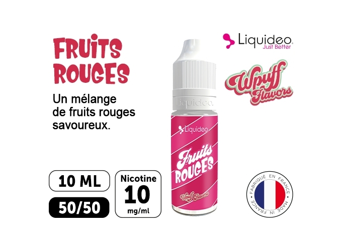 LIQUIDEO WPUFF FRUITS ROUGES 10 MG ML  10 ML