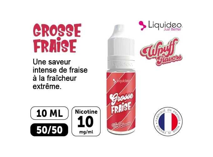 LIQUIDEO WPUFF GROSSE FRAISE 10 MG ML  10 ML
