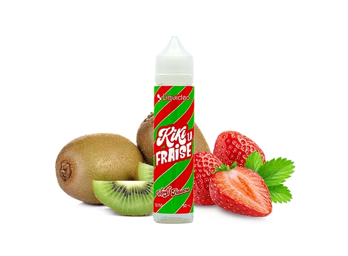 LIQUIDEO WPUFF KIKI FRAISE 00 MG ML  50 ML
