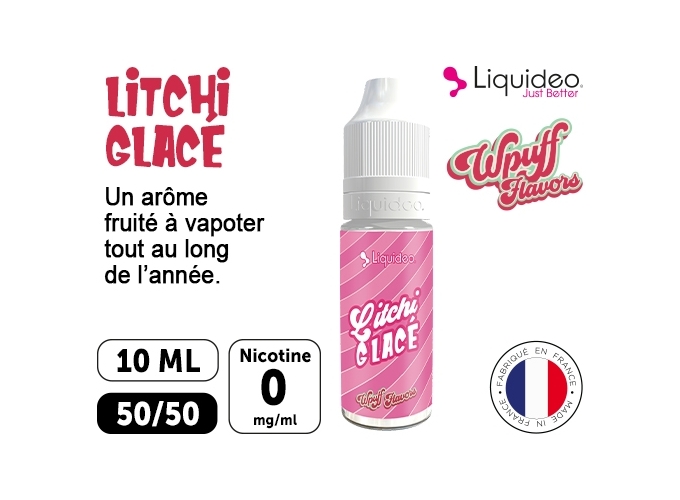 LIQUIDEO WPUFF LITCHI GLACE 00 MG ML  10 ML