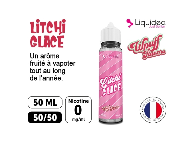 LIQUIDEO WPUFF LITCHI GLACE 00 MG ML  50 ML