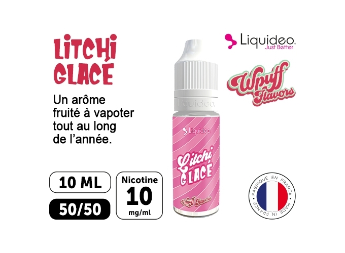 LIQUIDEO WPUFF LITCHI GLACE 10 MG ML  10 ML