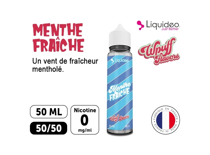 LIQUIDEO WPUFF MENTHE FRAICHE 00 MG ML  50 ML