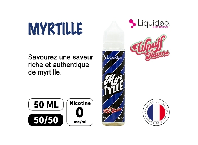 LIQUIDEO WPUFF MYRTILLE 00 MG ML  50 ML