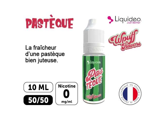 LIQUIDEO WPUFF PASTEQUE GLACE 00 MG ML  10 ML