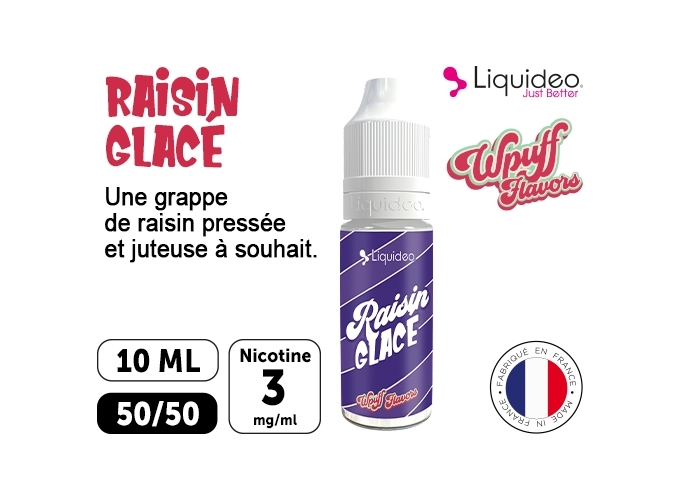 LIQUIDEO WPUFF RAISIN GLACE 03 MG ML  10 ML