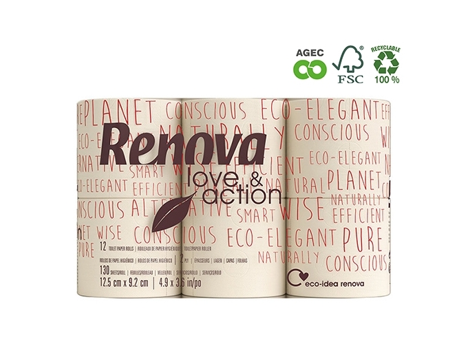 LOT 12 RLX PAPIER TOILETTE RECYCLE 2 PLIS 130F (1)