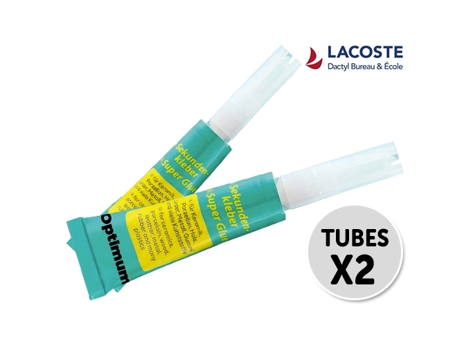 LOT 2 TUBES DE 3G COLLE CYANOACRYLATE (12)
