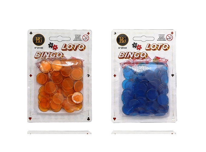 LOTO 100 JETONS MAGNETIQUES 4A (24)