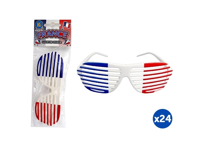 LUNETTES TRICOLOR    (SACHET DE 24)