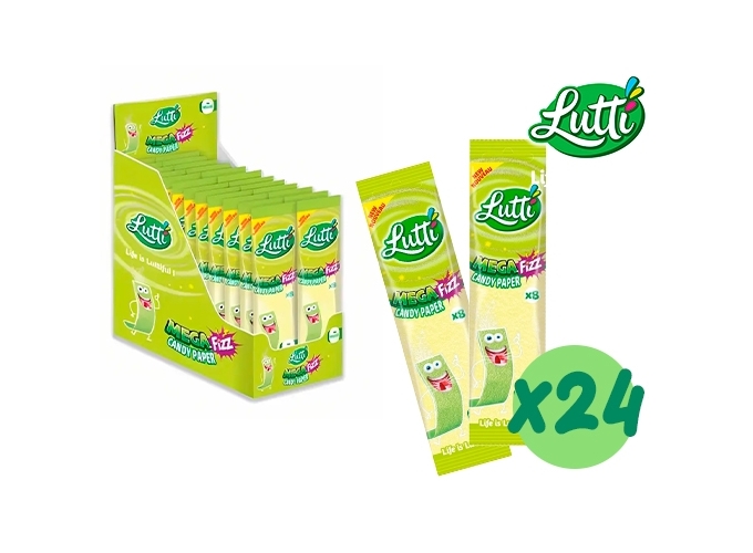 LUTTI MEGAFIZZ CANDY PAPER 15G (CART.24)
