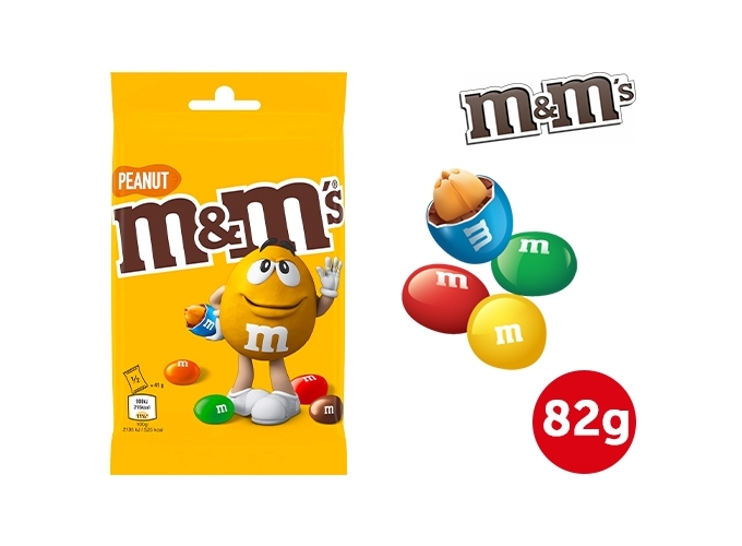 M M'S CACAHUETES MAXI SACHET 82g (16)