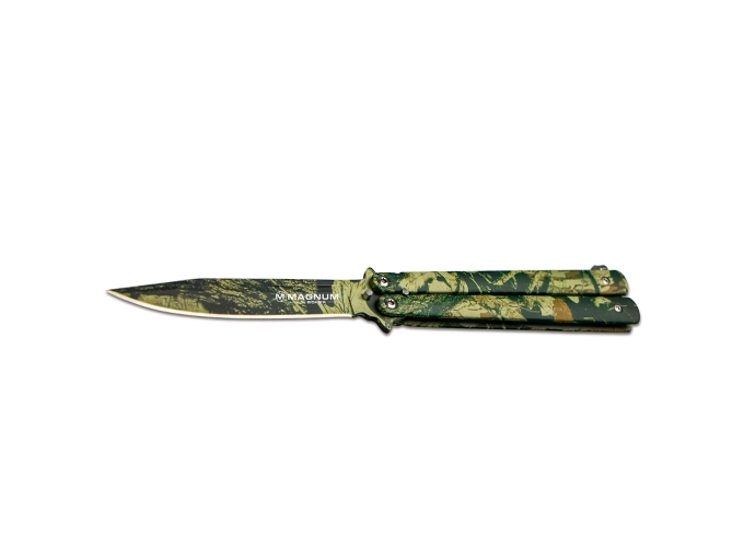 M. MAGNUM BALISONG CAMO BY BOKER COUTEAU PAPILLON