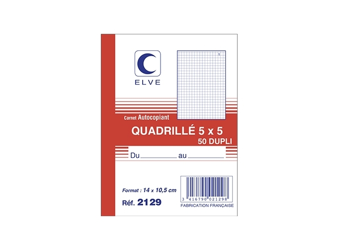 MANIF. QUADRILLE 5X5 50 2F 105X148 (10)