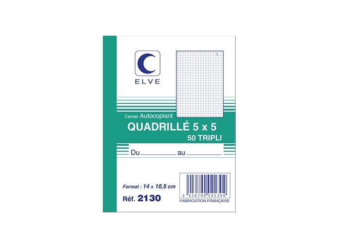 MANIF. QUADRILLE 5X5 50 3F 105X148 (10)